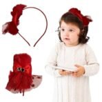 TEMPERIA (6 pcs) Hair Band For Girls & Kids - Stylish & Fancy Hairband Headband Cute Accessories - Multicolour - Fast Shipping to USA & Canada - Image 2