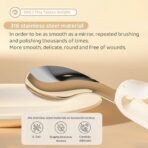 StarAndDaisy Stainless Steel Divided Baby Plates for Babies (White) - Fast Shipping to USA & Canada - Image 3