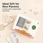 a baby cherry - Baby Picture Frame with Announcement Message Felt Board & Letterboard Letters | My First Year Picture | Ultrasound Picture Frame | white - Fast Shipping to USA & Canada - Image 3