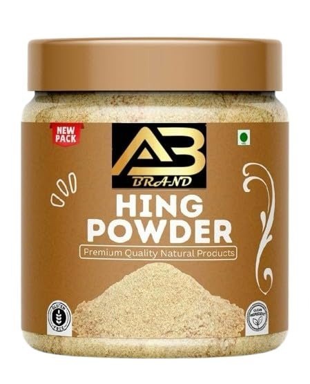 AB BRAND Hing, Compunded Asafoetida Hing Organic Healthy Spices Hing Powder | 100 GM - Fast Shipping to USA & Canada