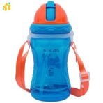 1st Step 360 ml Polypropylene BPA Free Sport Straw Sipper Cup with Detachable Straps and Straw Lid (Blue) - Fast Shipping to USA & Canada - Image 5