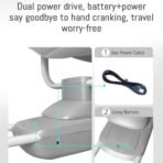 StarAndDaisy Electric Swing for Baby Automatic/Baby Swing for 0 to 2 Years with Adjustable Backrest/Baby Rocker Automatic Swing with Bluetooth Playback, Light Weight, Play Toy - Pink - Fast Shipping to USA & Canada - Image 7