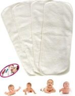 Mom cares inserts for cloth nappies,reusable diapers,cotton langot.Nappy liners are wetfree,reusable,washable.Ideal for newborn,baby,infant, toddlers (0-24 months).(pack of 4) - Fast Shipping to USA & Canada - Image 2