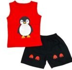 Infantbond Sleeveless Cotton Set (3-4Y, Penguin) ? Fast Shipping to USA & Canada