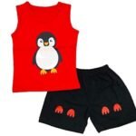 Infantbond Sleeveless Cotton Set (18-24M, Penguin) ? Fast Shipping to USA & Canada