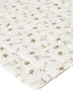 MOM'S HOME New Born Organic Cotton Gift Set - 0-1 Year-1 Quilted Quilt & Pack of 4 - Muslin, 1 Muslin Blanket, P3 Socks - Fast Shipping to USA & Canada - Image 4