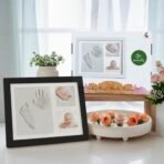 a baby cherry - Baby Handprint and Footprint Kit - Baby Hand and Foot Casting Kit for Newborn | Baby Foot Printing kit for Baby Boys & Girls || Black Color || Set of 1 - Fast Shipping to USA & Canada - Image 6