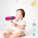 1ST STEP 300ml Birdie BPA Free Non-Spill Sipper/Sippy Cup with Soft Silicone Straw (Pink) - Fast Shipping to USA & Canada - Image 4