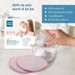 Mee Mee Reusable Cotton Maternity Breast Pads for Feeding Mothers 6 Pcs | Washable Absorbing Nursing Pads, Leak Proof | Anti-Bacterial Dermatologically Tested, Bamboo Rayon Pads (100 Washes, Pink) - Fast Shipping to USA & Canada - Image 5