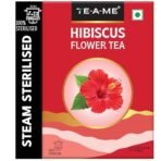 TE-A-ME - Hibiscus Tea - 50 gm (50+ Cups) | Supports - SKIN GLOW ENHANCING | Flower Based - Herbal | Caffeine Free - Tangy Flavor | Hibiscus Tea Leaves | Diwali Gift - Fast Shipping to USA & Canada - Image 2