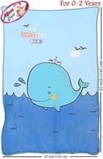 MOM CARE Fleece Winter Blanket for Newborn Baby Super Soft Warm Fluffy Infant Blanket Cozy Single Layered Pack of 1 Blue - Fast Shipping to USA & Canada - Image 4