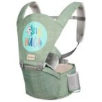 1st Step 5 in 1 Hip Seat Baby Carrier with 5 Carry Positions, Detachable Hip seat, Padded Waist Belt for 4 to 36 Months Baby, Adjustable New-Born to Toddler Carrier, Max Weight Up to 16 Kgs (Green) - Fast Shipping to USA & Canada - Image 2