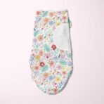 Haus & Kinder 100% Cotton Baby Swaddle Wrap for Newborn | Adjustable Easywrap Swaddle Blanket for 0-3 Months | Disty Floral - Fast Shipping to USA & Canada - Image 6
