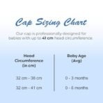 a baby cherry 100% Organic Cotton Newborn Baby Caps 0-3 Months | Soft & Comfortable | Cotton Cap for Baby | Newborn Cap for Baby Boy & Girl Set of 2 Multicolour - Fast Shipping to USA & Canada - Image 5