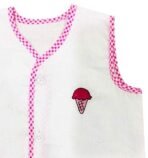 Infantbond Cotton Embroidery Jhabla (Pack of 6, 0-6M) ? Fast Shipping to USA & Canada - Image 5