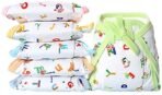MOM CARE Cotton Cloth Nappies for Newborn,Reusable Diapers,Langots,U Shaped Double Layer Padded Extra Soft Nappy For Boy, girl Unisex Babies(Pack of 6) (5-12 Months) Off-White - Fast Shipping to USA & Canada - Image 2
