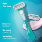 Gillette Venus Women's Venus Skin Love with Skin Essence Razor for Hair Removal - Green, Pack of 3 - Fast Shipping to USA & Canada - Image 5