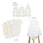 MOM'S HOME New Born Baby Essentials Gift Box Multicolor - Pack of 35 - Fast Shipping to USA & Canada - Image 3