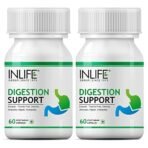 INLIFE Digestion Support Supplement - 60 Vegetarian Capsules (Pack of 2) - Fast Shipping to USA & Canada - Image 2