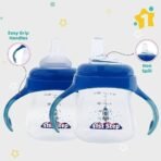 1st Step 2 in 1 BPA Free Polypropylene Feeding Bottle Cum Soft Spout Sipper with Twin Handle (Mint Green) - Fast Shipping to USA & Canada - Image 4