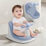 StarAndDaisy Baby Bather/Baths tand for 0 to 2 Years, Non-Slip Bath Chair for Baby Bathing/Portable Baby Bath Support Seat -Blue - Fast Shipping to USA & Canada - Image 2