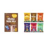 Slurrp Farm High Protein Chocolate Swirl Milk Mix 250g & Slurrp Farm Healthy Breakfast and Snacks Trial Pack Combo 6x50g - Fast Shipping to USA & Canada - Image 2