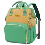 StarAndDaisy Baby Bag for Mother Travel/Maternity Bag with Multi Compartments, Insulated Bottle Pockets, Waterproof, 30L Capacity ? Green Yellow - Fast Shipping to USA & Canada - Image 2