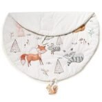 haus & kinder Baby Playgym For Babies | Activity Play Gym Mat With 2 Toys | Foldable&Durable Cotton Play Mat | Baby Crawling Mats For Floor For 0 To 24 Months (Woodland Animals), 1 Count, Multicolor - Fast Shipping to USA & Canada - Image 7