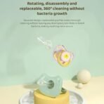 StarAndDaisy Soft Silicone Baby Pacifiers with Unique Shape to Support Psychological Breathing, Teether & Pacifier for Newborns. (Blue) - Fast Shipping to USA & Canada - Image 6