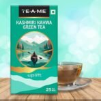 TE-A-ME Kashmiri Kahwa Green Teabags 25 pcs | Green-Tea | Kashmiri Kahwa | Kahwa Kashmiri | Diwali Gift - Fast Shipping to USA & Canada - Image 7