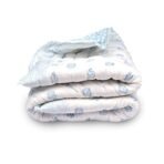 MOM'S Home Organic Cotton Baby Quilt | 100 * 150cm | 0-5 Years | Royal Elephant - Fast Shipping to USA & Canada - Image 4