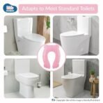 Kids Station Foldable & Portable Baby Potty Training Seats-Suitable for potty training of Boys-Potty Training Seat for 1+ Year child-Travel Friendly, Easy to Carry (Pink, Foldable Potty Seat) - Fast Shipping to USA & Canada - Image 7