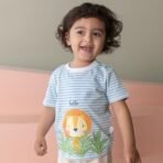 haus & kinder Baby Boy's Half Sleeve 100% Cotton Regular Fit T-Shirt for Boys - Soft & Stylish Printed Tee | Full Sleeve Sweatshirt | 0-3 Years - Fast Shipping to USA & Canada - Image 3