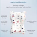 StarAndDaisy Bath Tub for Baby 0-5 Years, Newborn Baby Folding Bath Tub for Kids 0-3 Years, Girls & Boys with Cushion and Soap Tray, Space Saving Design, Easy to Store, Sky Blue - Fast Shipping to USA & Canada - Image 5