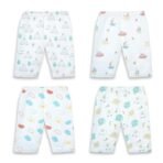 1ST STEP 100% Soft Muslin Cotton Baby Pants - Pack of 4 - Fast Shipping to USA & Canada - Image 2