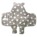 First Kick New Born Sleeping Bag Combo Pack of Super Soft Wearable Baby Wrapper Durable Fleece Polyester Cum Baby Sleeping Bag for Baby Boys Girls (76cm x 70cm, 0-6 Months) Pack of 2 Stars Grey, Blue - Fast Shipping to USA & Canada - Image 6