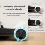 StarAndDaisy Baby Walker/Multifunction/Anti-o Shaped Leg/Anti-Fall/Music Box/Height Adjustment/Baby/Newborn/Girl/boy/ 6-15months *with SEAT Cushion (Premium Black) - Fast Shipping to USA & Canada - Image 7