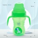 Mee Mee Baby Trainer Sippy Cup | Soft Spout, Leakproof Sipper for Toddlers | Dual Handle for Easy Grip | Non -Toxic, Lightweight & BPA Free, Green (210 Ml) - Fast Shipping to USA & Canada - Image 6