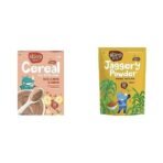 Slurrp Farm Ragi Almond Banana Cereal 200g + Natural Jaggery 300g | Fast Shipping USA & Canada - Image 2