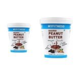 MYFITNESS Chocolate Peanut Butter Crunchy 510g & Smooth 510g | Protein - Fast Shipping to USA & Canada - Image 2