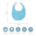 TIDY SLEEP Muslin Pure Cotton 3 Layer Baby Bibs, Ultra Soft Skin Friendly Pure Cotton Baby Bibs Assorted Colour - Fast Shipping to USA & Canada - Image 4