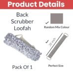 TEMPERIA (1 Pcs) Back Scrubber for Bathing - Dry Brush for Body Cleaning, Bathing & Shower for Women & Men - Long Loofah - Lengthy, Premium and Ergonomic Design (Random Colors) (MN02) - Fast Shipping to USA & Canada - Image 3