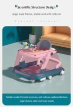 StarAndDaisy Baby Walkers For 6-24 Month Baby Boy Girl/Walker For Kids For 1 Years With Adjustable Height, Musical Tray/WalkerBaby With Brakes Prevant from Falling,Royal Blue - Fast Shipping to USA & Canada - Image 6