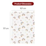 StarAndDaisy Muslin Swaddle Blankets Pack of 3, Soft 100% Pure Cotton Baby Blanket Set, Large Multipurpose Swaddling Wraps for Newborns - Self-Soothing Swaddle. (Star) - Fast Shipping to USA & Canada - Image 7