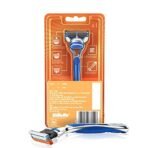 Gillette Fusion Manual Razor, 1 Pc & Mach 3 Shaving Blades- Pack of 16 (Cartridges), For Men - Fast Shipping to USA & Canada - Image 4