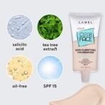 Lamel - Oh My Clear Face Full Coverage Foundation - Sensitive Skin Care |Organic & Oil-Free | 40 Ml - Fast Shipping to USA & Canada - Image 3