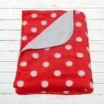 First Kick Baby Blankets New Born Combo Pack of Polka Printed Wrapper Durable Fleece Polyester Towel Cum Baby Sleep Crib Wrapping Sheet (100 cm x 75cm, 0-12 Months) Pack of 2 Red White - Fast Shipping to USA & Canada - Image 3