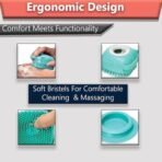 TEMPERIA (1 pcs) Scalp Massager with Shampoo Refill Facility - Silicon Head Wash Brush - Scrubber Comb for Oil, Dandruff, Shampoo - Exfoliator Bathing Tools - Ergonomic Design (Random Colors) - Fast Shipping to USA & Canada - Image 5