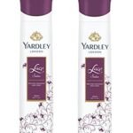 Yardley London Lace Satin Deodorant Spray For Women 150-Ml (Pack Of 2) - Fast Shipping to USA & Canada
