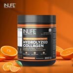 INLIFE Hydrolyzed Collagen Peptides Powder 200g - Orange - Fast Shipping to USA & Canada - Image 3